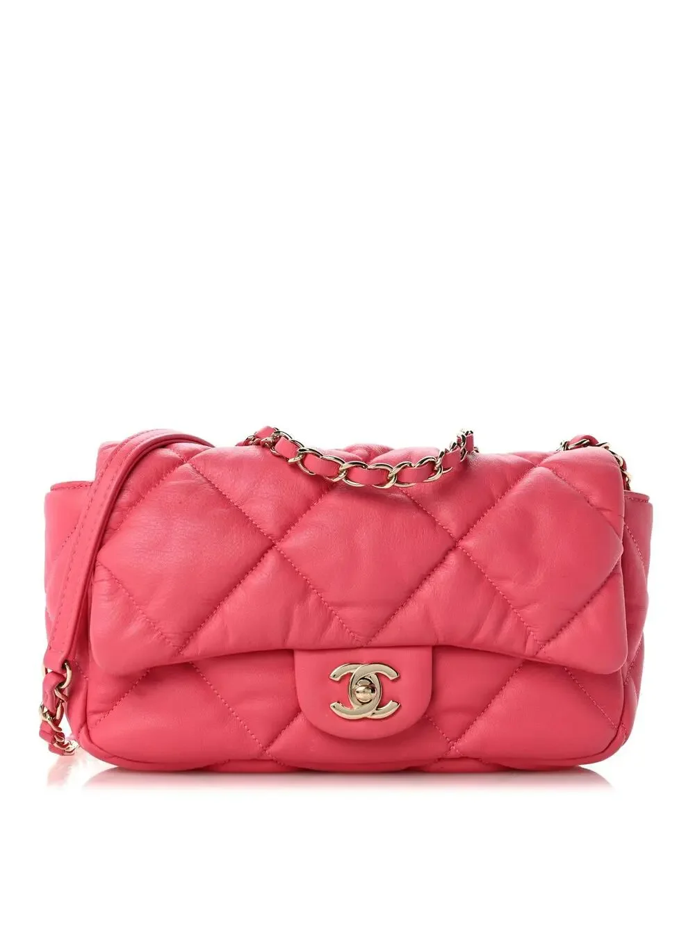 Chanel Calfskin Quilted Medium Bubbly #343066C31B